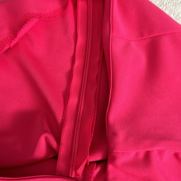 Polyester stretchy wide leg, dress pants, hot pink - Picture 5 of 6